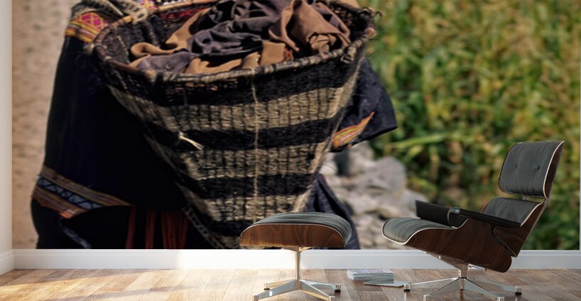 Life in kalash village of bumburet valley with a child Wall Murals