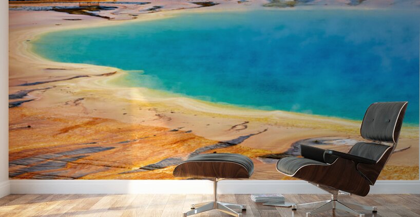 Explore grand prismatic spring in yellowstone national park Wall Murals