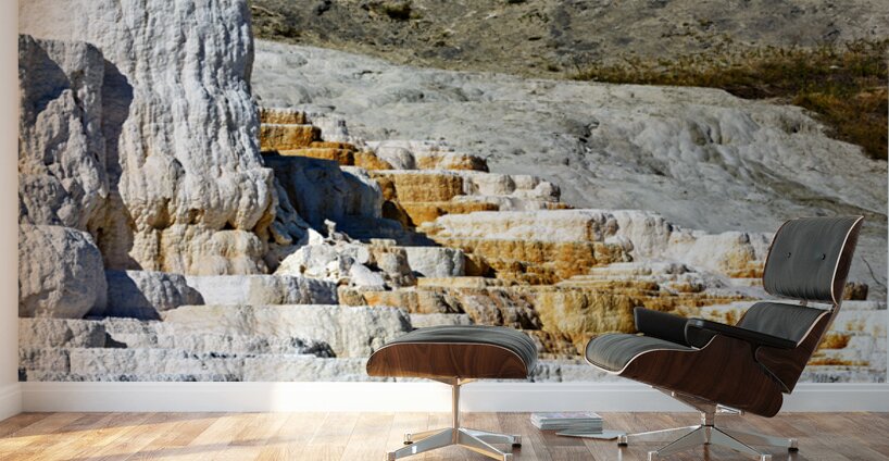 View of Devils Thumb in Yellowstone National Park at midday Wall Murals