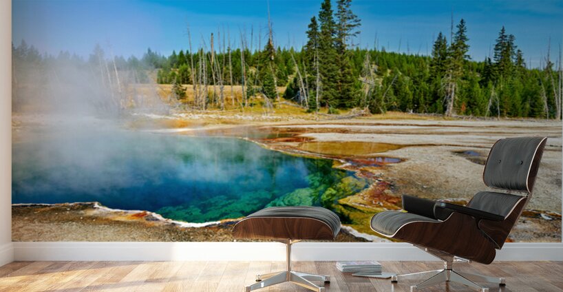 Visit abyss pool at yellowstone national park in usa Wall Murals