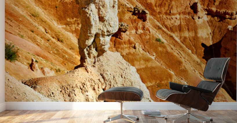 View of hoodoo rock at Inspiration Point in Bryce Canyon Park Wall Murals