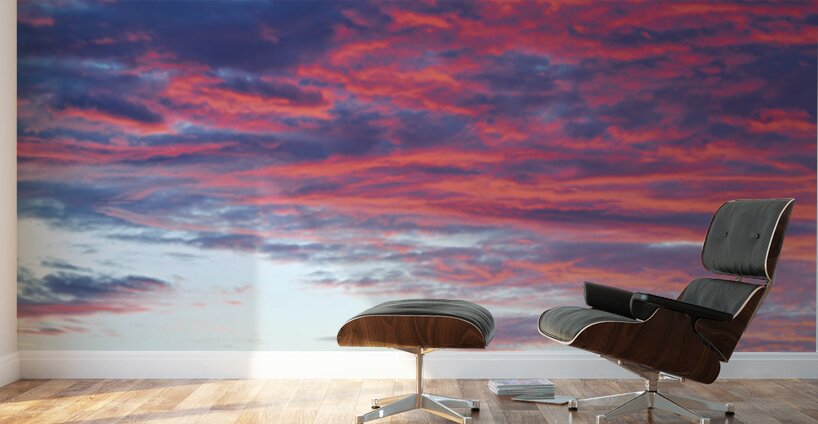 View of sunset over Monument Valley in USA Wall Murals