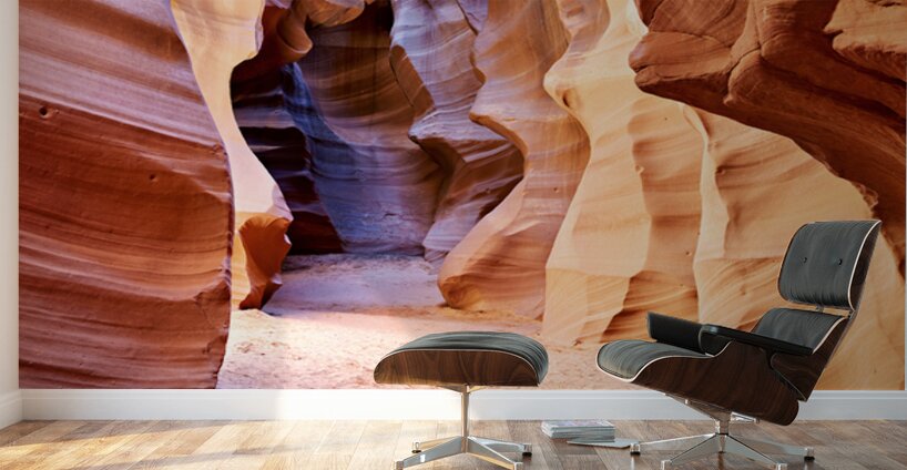 Explore Antelope Slot Canyon in Utah during daylight hours Wall Murals