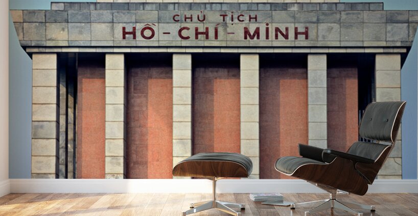 Hanoi displays Ho Chi Minh Mausoleum in Vietnam during daylight Wall Murals