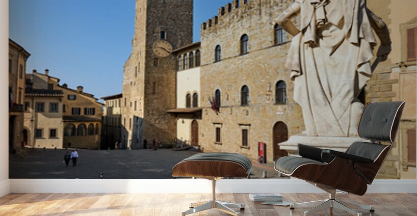 Visit to Palazzo dei Priori in Arezzo Tuscany Italy Wall Murals
