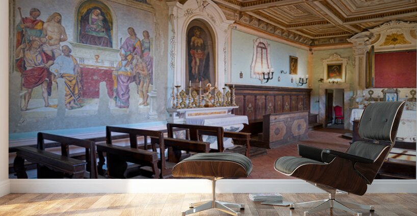 Visit to San Niccolo church in Cortona with Signorelli paintings Wall Murals