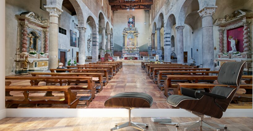 Exploring the church of san michele in borgo in pisa tuscany Wall Murals