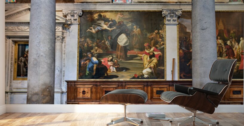 Exploring the interior of the Cathedral in Pisa Tuscany Italy Wall Murals