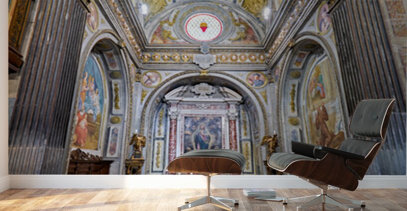 Explore the interior of Collegiata di Santa Maria Assunta Wall Murals