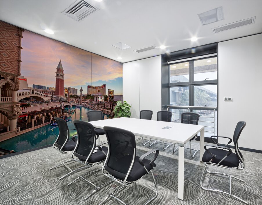 Venetian Hotel at Sunset. Las Vegas Nevada USA Wall Printing