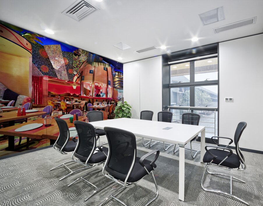 The Shopping Mall and pubs of Caesars Palace Hotel. Las Vegas Nevada USA Wall Printing