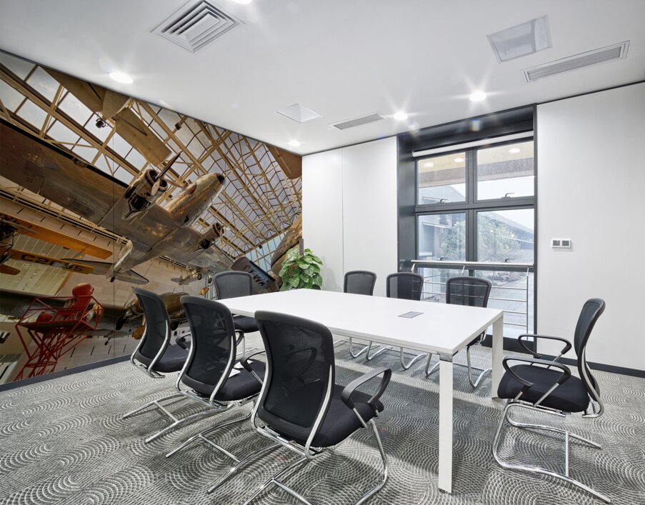 Inside the Smithsonian National Air and Space Museum. Washington D.C. Wall Printing