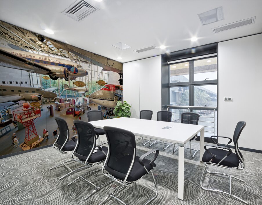 Inside the Smithsonian National Air and Space Museum. Washington D.C. Wall Printing