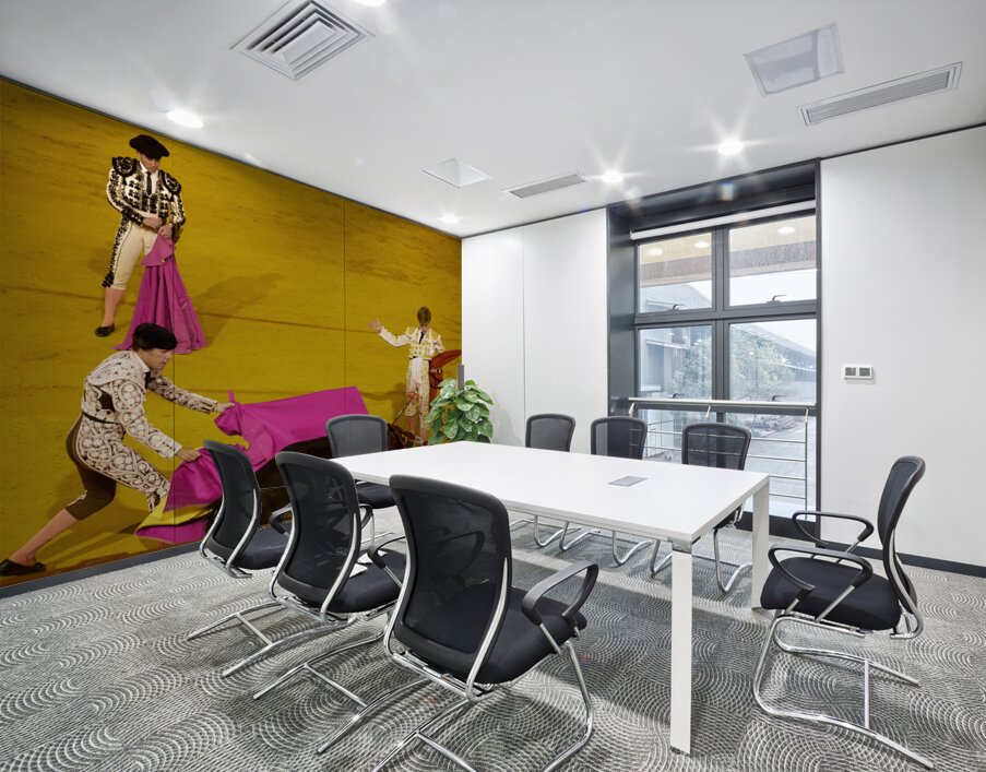 ANDALUSIA SPAIN. Bullfight in Seville Arena Wall Printing