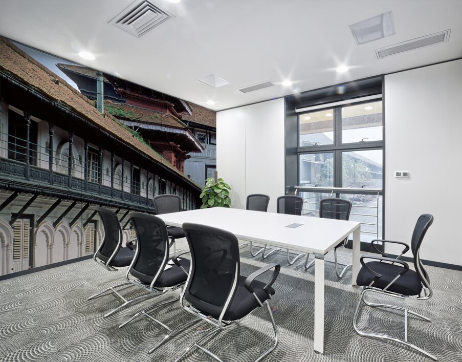 Nepal. Kathmandu. Wall Printing