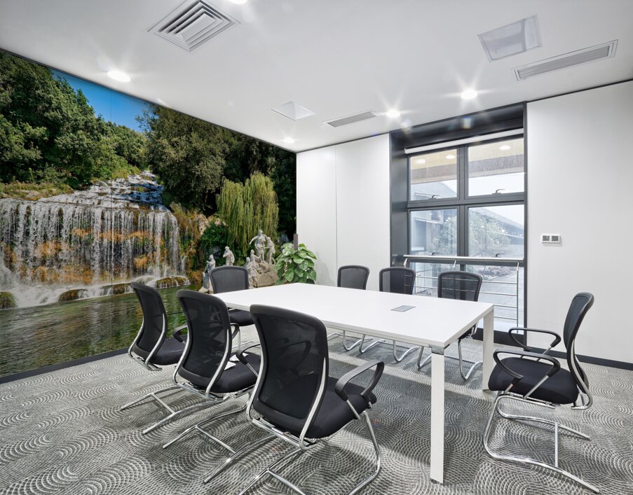 Caserta Campania Italy. The Royal Palace. The fountain of Diana and Actaeon Wall Printing