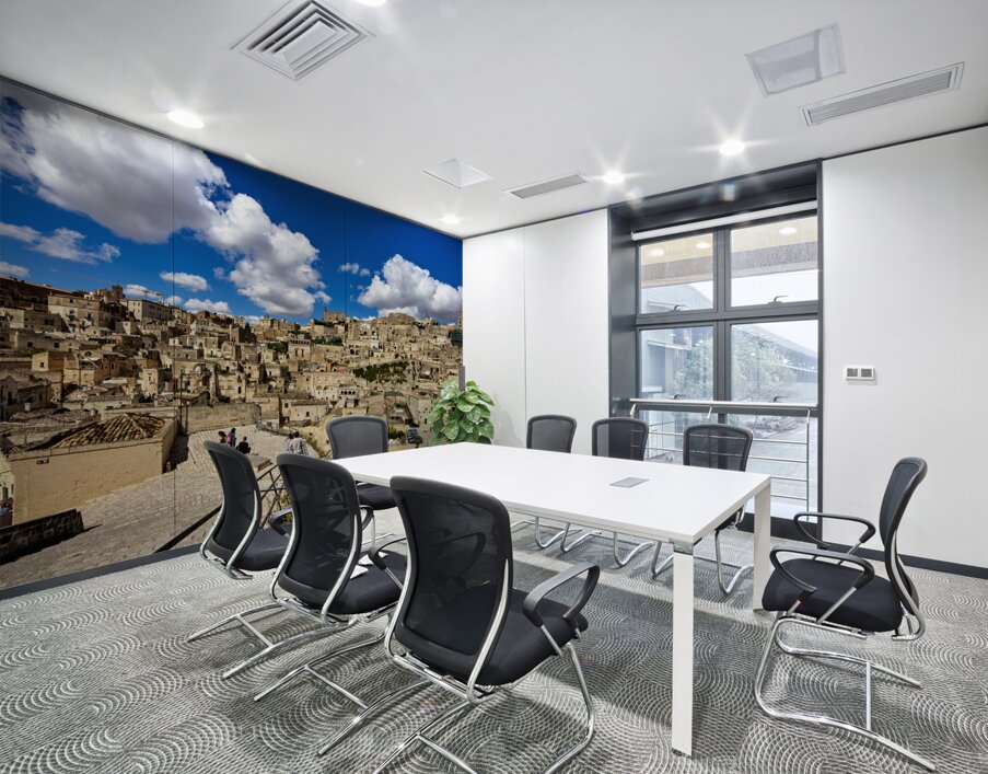 Matera Basilicata Italy. Cityscape. I sassi di Matera Wall Printing