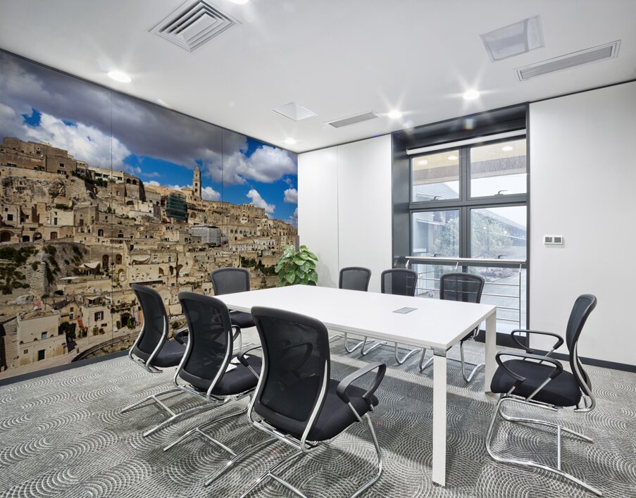 Matera Basilicata Italy. Cityscape. I sassi di Matera Wall Printing