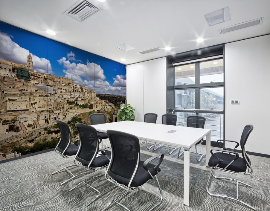 Matera Basilicata Italy. Cityscape. I sassi di Matera Wall Printing