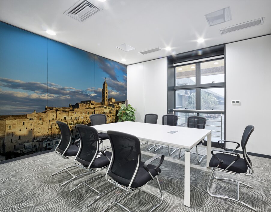 Matera Basilicata Italy. Cityscape. I sassi di Matera Wall Printing