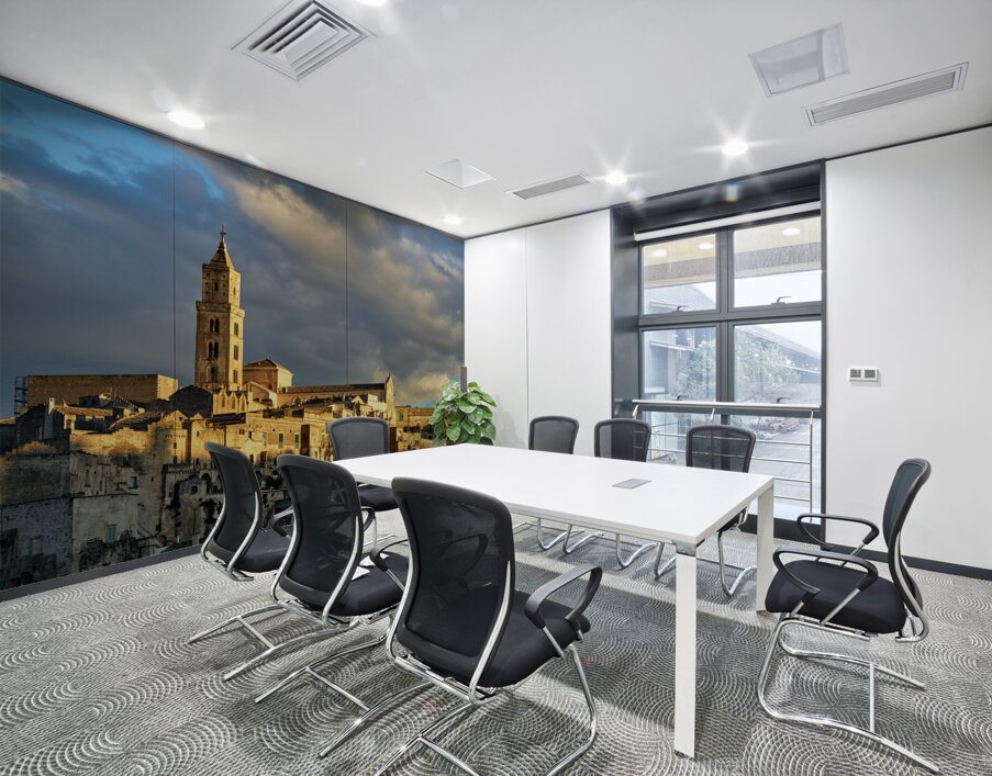 Matera Basilicata Italy. Cityscape. I sassi di Matera Wall Printing