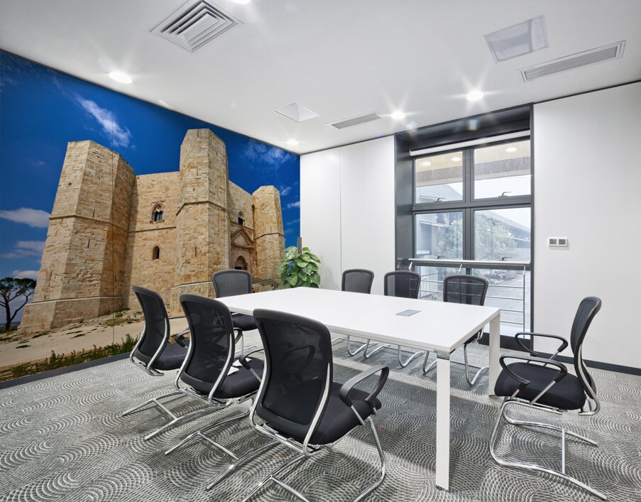 Apulia Puglia Italy. Castel del Monte Wall Printing