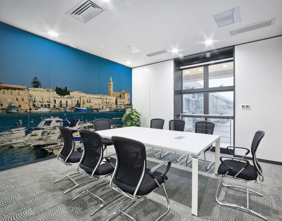 Apulia Puglia Italy. Trani. The seaport Wall Printing