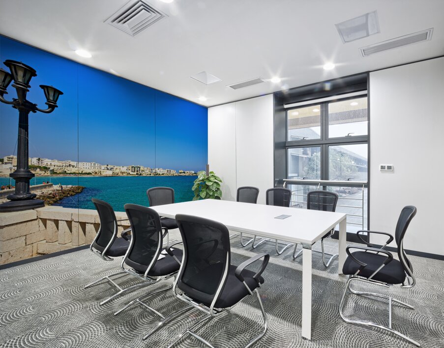 Apulia Puglia Salento. Italy. Otranto. The sea shore Wall Printing