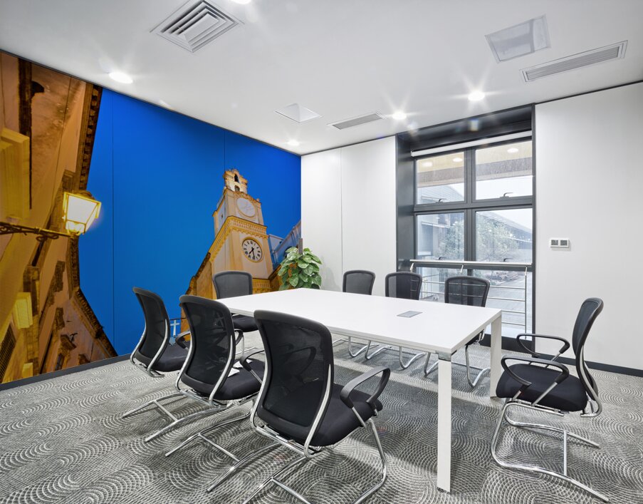 Salento. Apulia Puglia Italy. Gallipoli. The cathedral at night Wall Printing