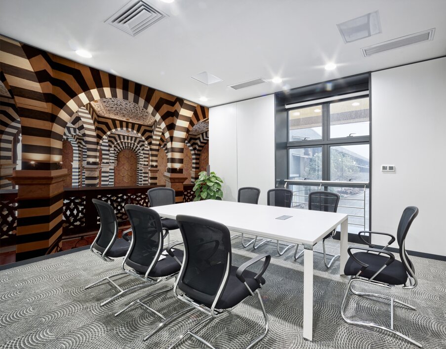 Bologna Italy. Rocchetta Mattei is a fortress located in the northern Apennines Wall Printing