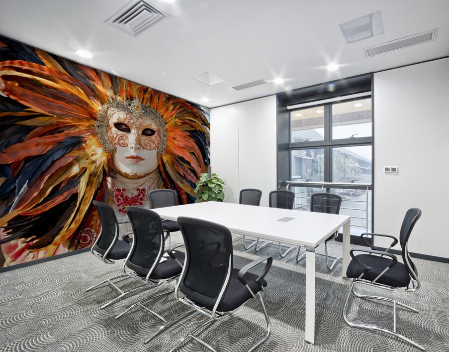 Venice Italy. The Carnival Wall Printing