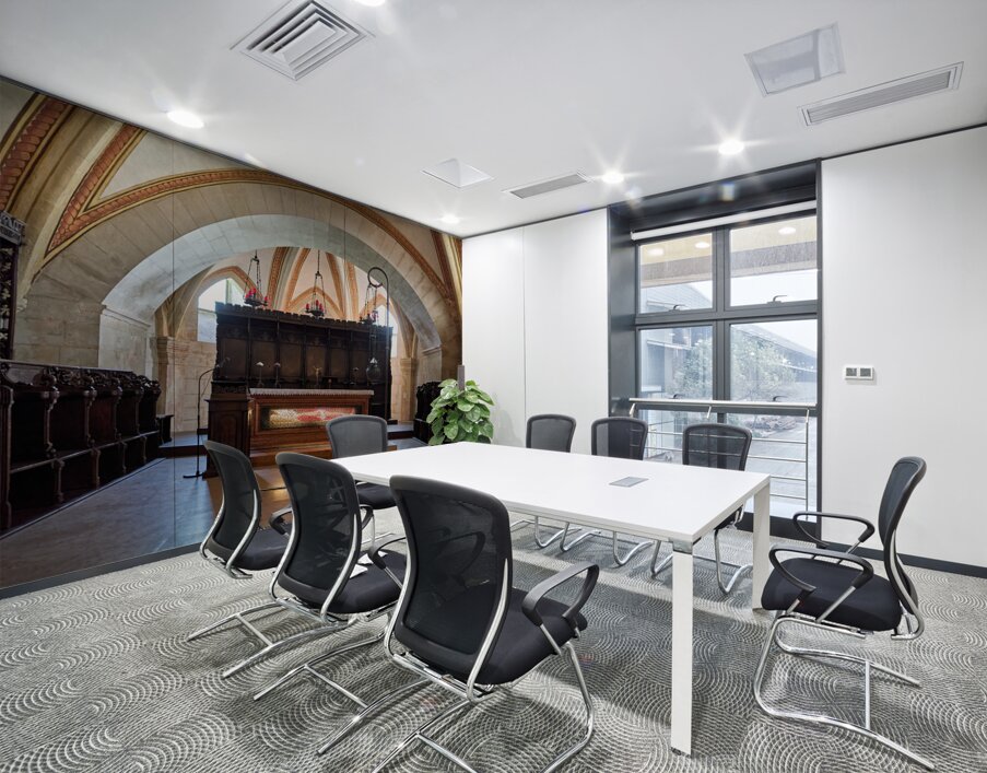 Verona Veneto Italy. The Basilica of San Zeno. The corpse of the saint in the crypt Wall Printing