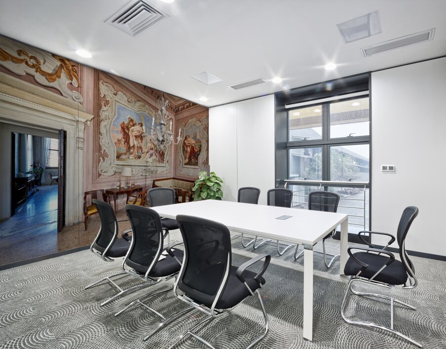 Vicenza Veneto Italy. The interiors of the Villa Valmarana ai Nani frescoed  by Giambattista and Giandomenico Tiepolo Wall Printing