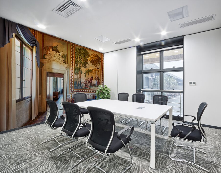 Vicenza Veneto Italy. The interiors of the Villa Valmarana ai Nani frescoed  by Giambattista and Giandomenico Tiepolo Wall Printing