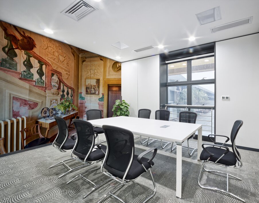 Vicenza Veneto Italy. The interiors of the Villa Valmarana ai Nani frescoed  by Giambattista and Giandomenico Tiepolo Wall Printing