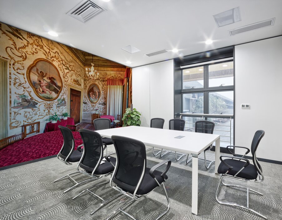 Vicenza Veneto Italy. The interiors of the Villa Valmarana ai Nani frescoed  by Giambattista and Giandomenico Tiepolo Wall Printing