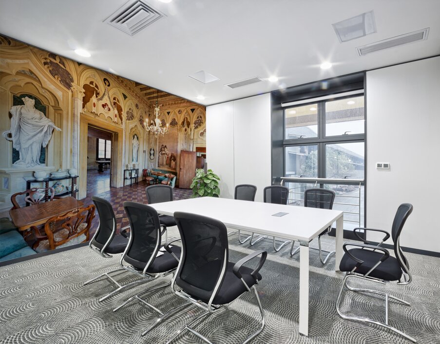 Vicenza Veneto Italy. The interiors of the Villa Valmarana ai Nani frescoed  by Giambattista and Giandomenico Tiepolo Wall Printing