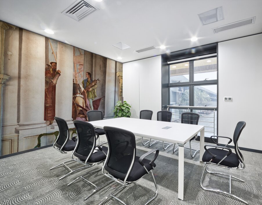 Vicenza Veneto Italy. The interiors of the Villa Valmarana ai Nani frescoed  by Giambattista and Giandomenico Tiepolo Wall Printing