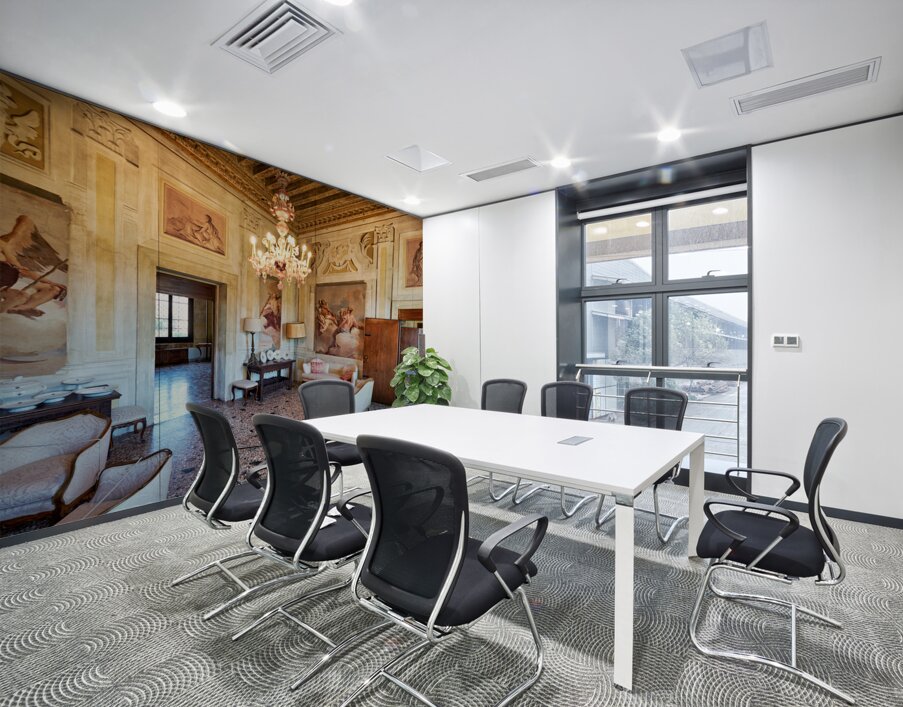 Vicenza Veneto Italy. The interiors of the Villa Valmarana ai Nani frescoed  by Giambattista and Giandomenico Tiepolo Wall Printing