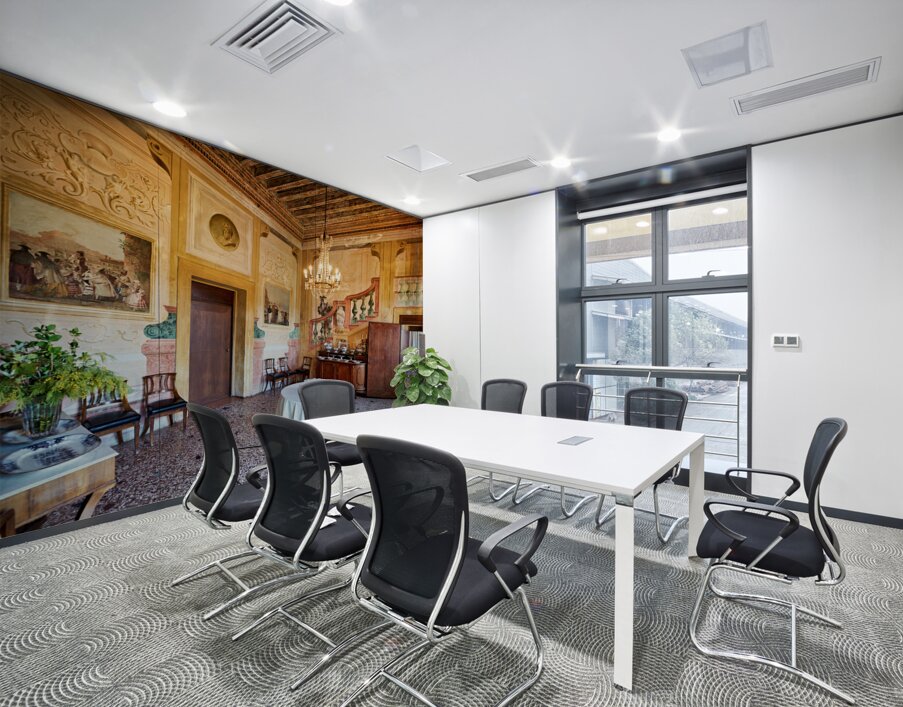 Vicenza Veneto Italy. The interiors of the Villa Valmarana ai Nani frescoed  by Giambattista and Giandomenico Tiepolo Wall Printing