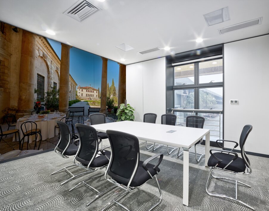 Vicenza Veneto Italy. The interiors of the Villa Valmarana ai Nani frescoed  by Giambattista and Giandomenico Tiepolo Wall Printing