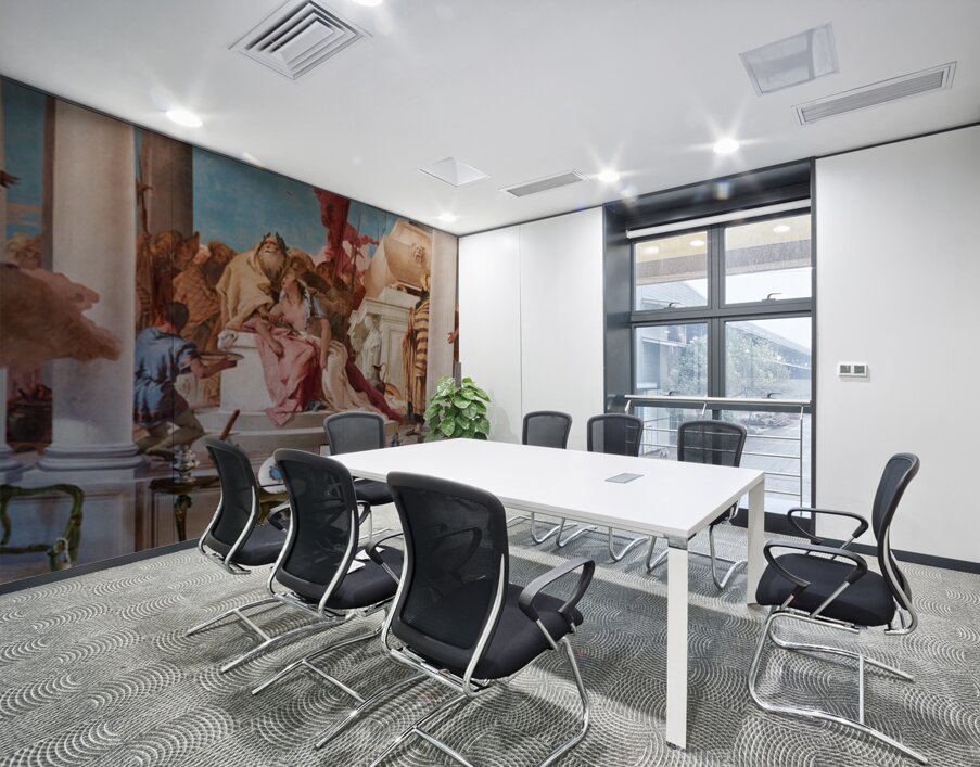 Vicenza Veneto Italy. The interiors of the Villa Valmarana ai Nani frescoed  by Giambattista and Giandomenico Tiepolo Wall Printing