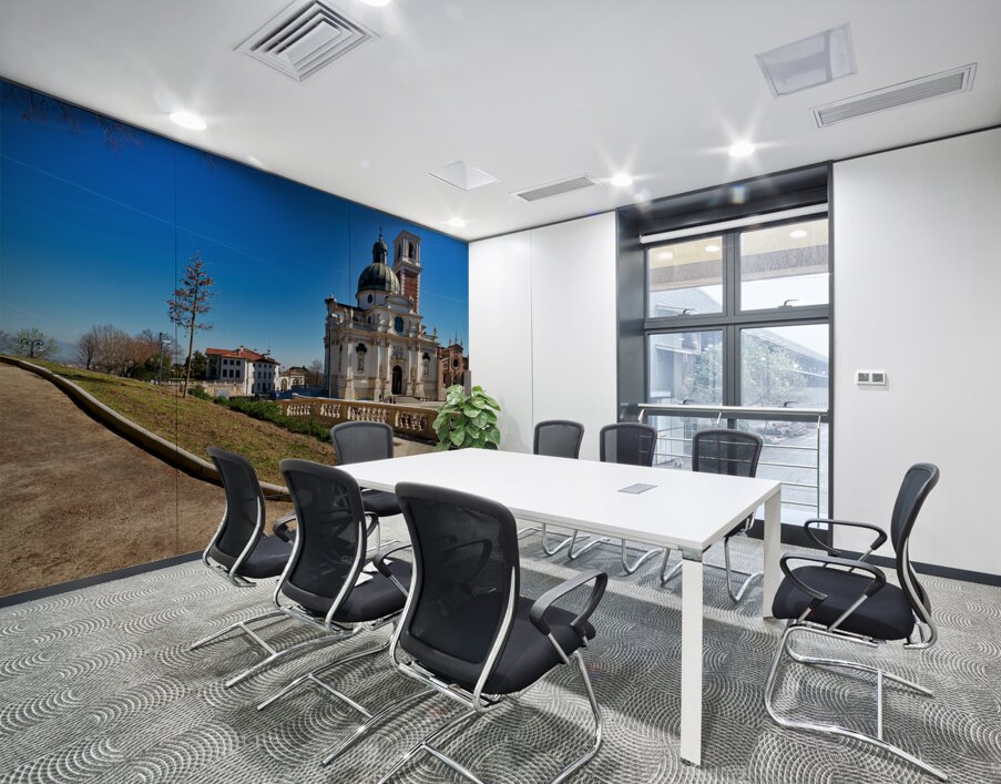 Vicenza Veneto Italy. The Church of St. Mary of Mount Berico Wall Printing