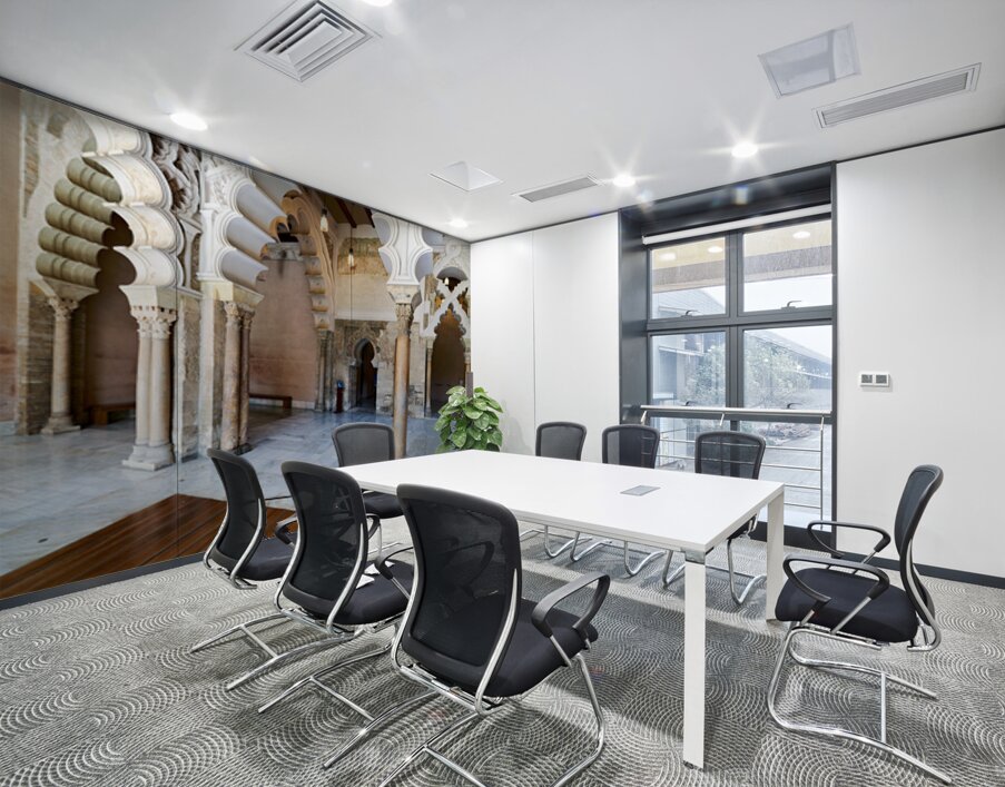 Zaragoza. Saragossa. Aragon. Spain. Aljafería Palace Wall Printing