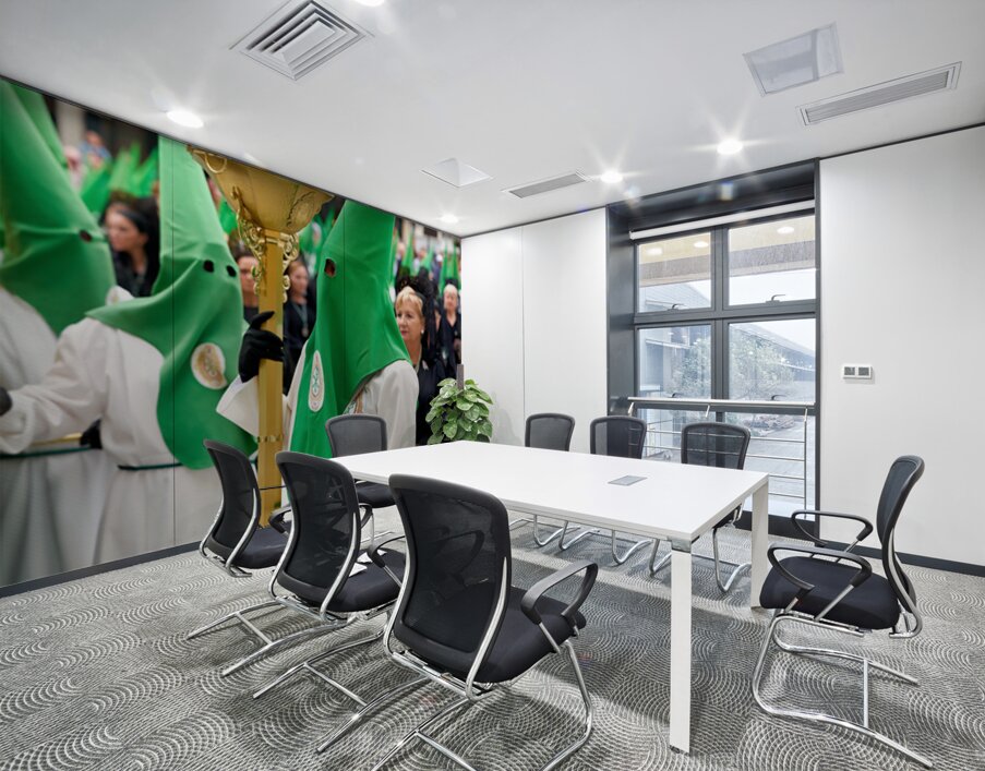 Zaragoza. Saragossa. Aragon. Spain.  Processions of the Easter Holy Week Wall Printing