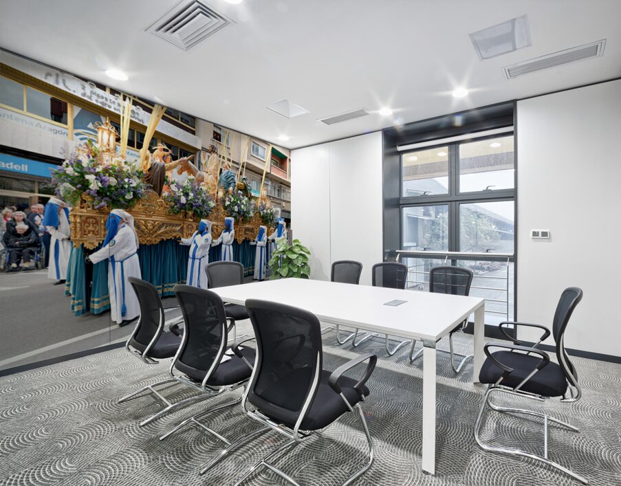 Zaragoza. Saragossa. Aragon. Spain.  Processions of the Easter Holy Week Wall Printing