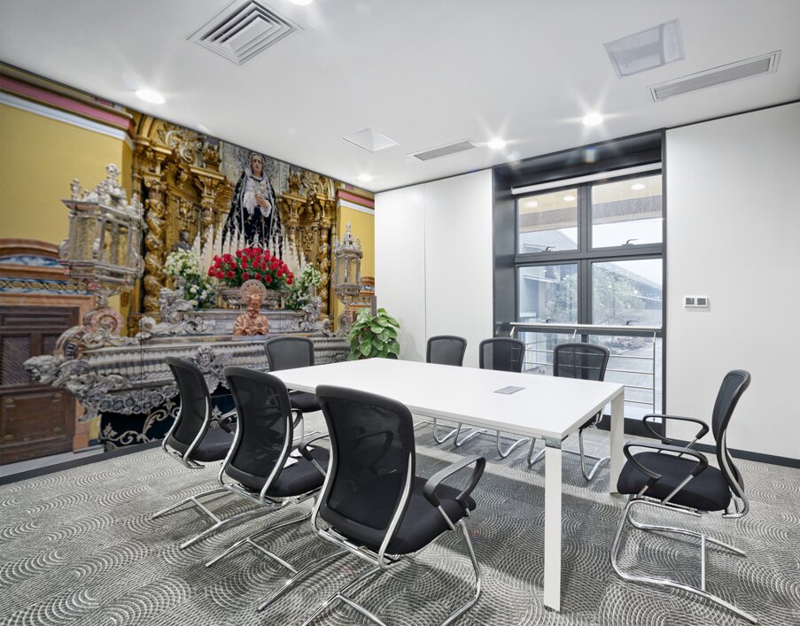 Zaragoza. Saragossa. Aragon. Spain. Iglesia de Santa Isabel de Portugal Wall Printing