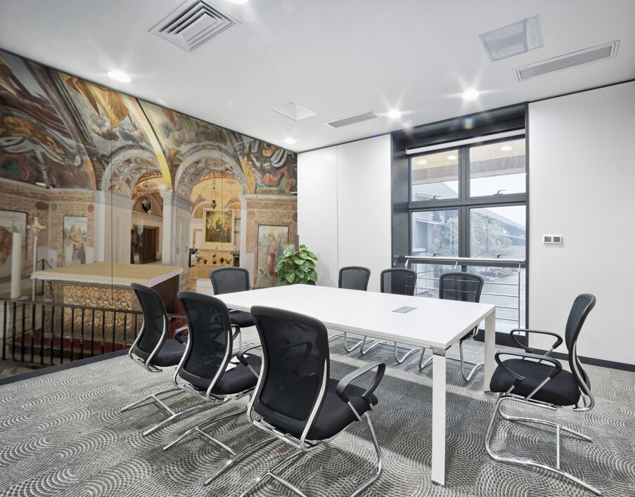 Interior of Santa Maria alla Fontana church in Milan Italy wit Wall Printing