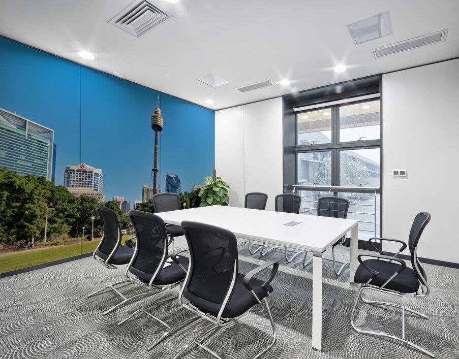 Sydney Tower Eye and surrounding buildings on a clear day. Wall Printing