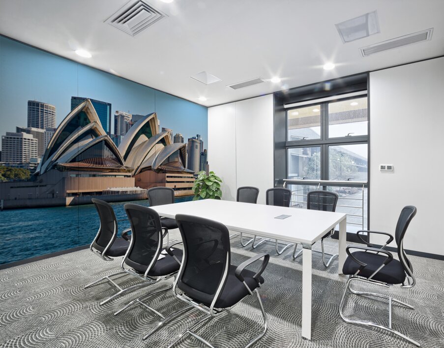 Sydney Opera House and city skyline on a clear day. Wall Printing